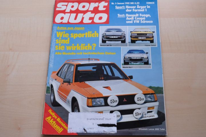 Deckblatt Sport Auto (01/1981)